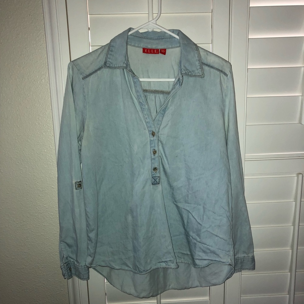 Cute Denim Shirt by Elle, M